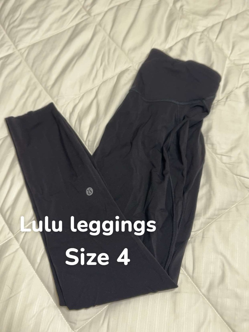 lululemon athletica Black Kids' Performance Leggings